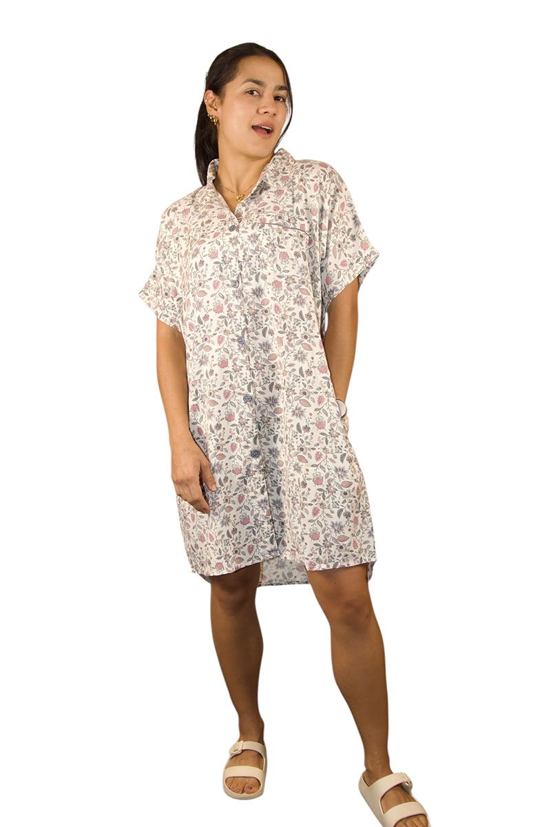 Cotton Half Sleeves Night Shirts